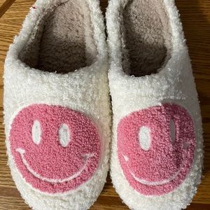 Smiley face slippers